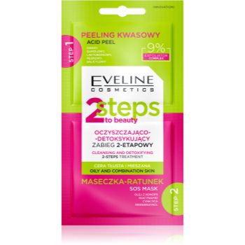 Eveline Cosmetics 2 Steps To Beauty tratament bifazic faciale - imagine 2